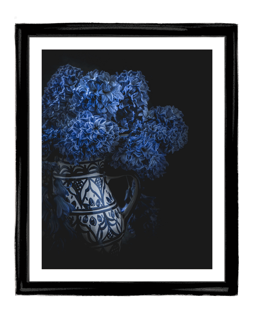 Born in Blue | Fine Art Flower Prints | Elena Dragoi