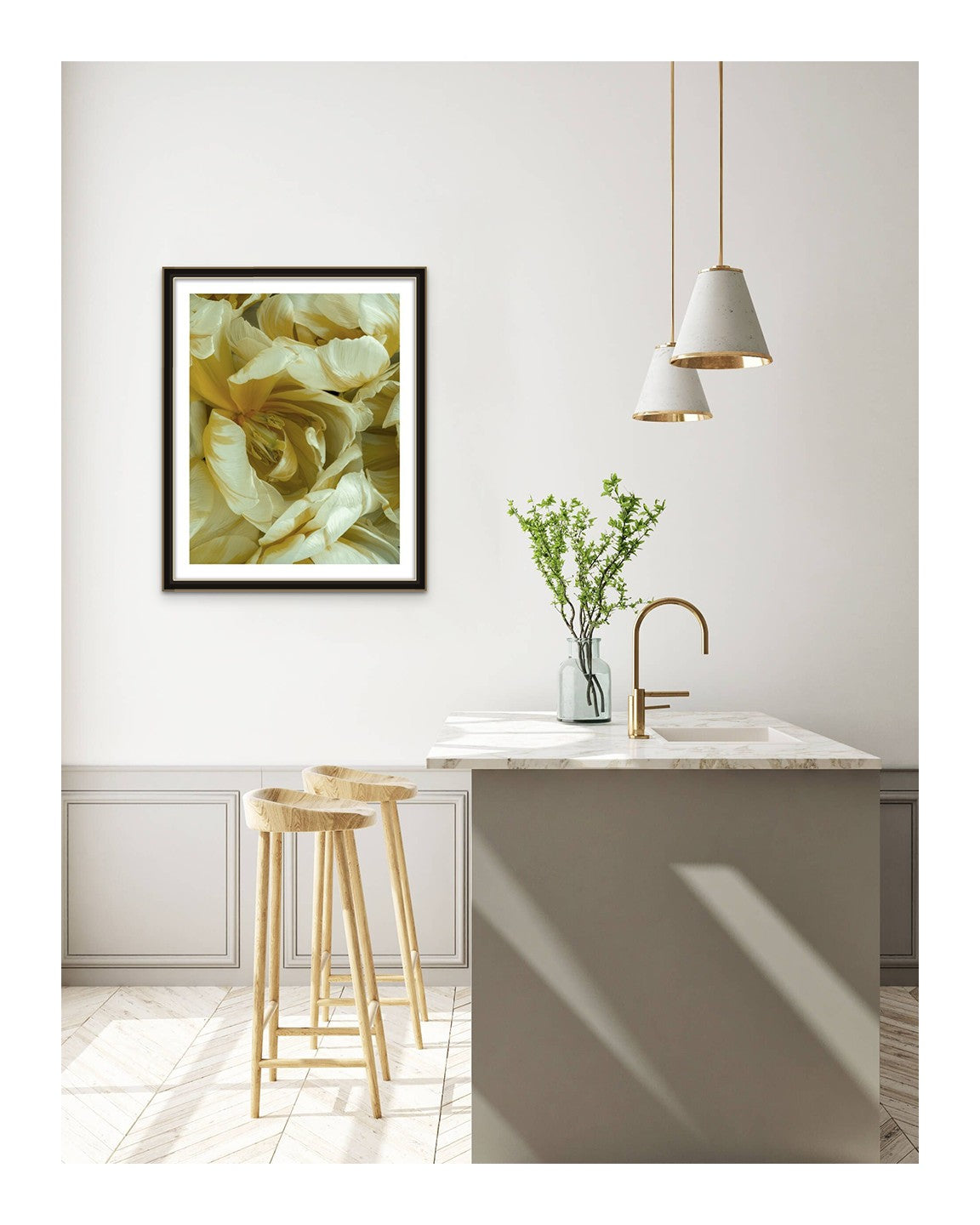 Friendship - flower art prints ELENA DRAGOI