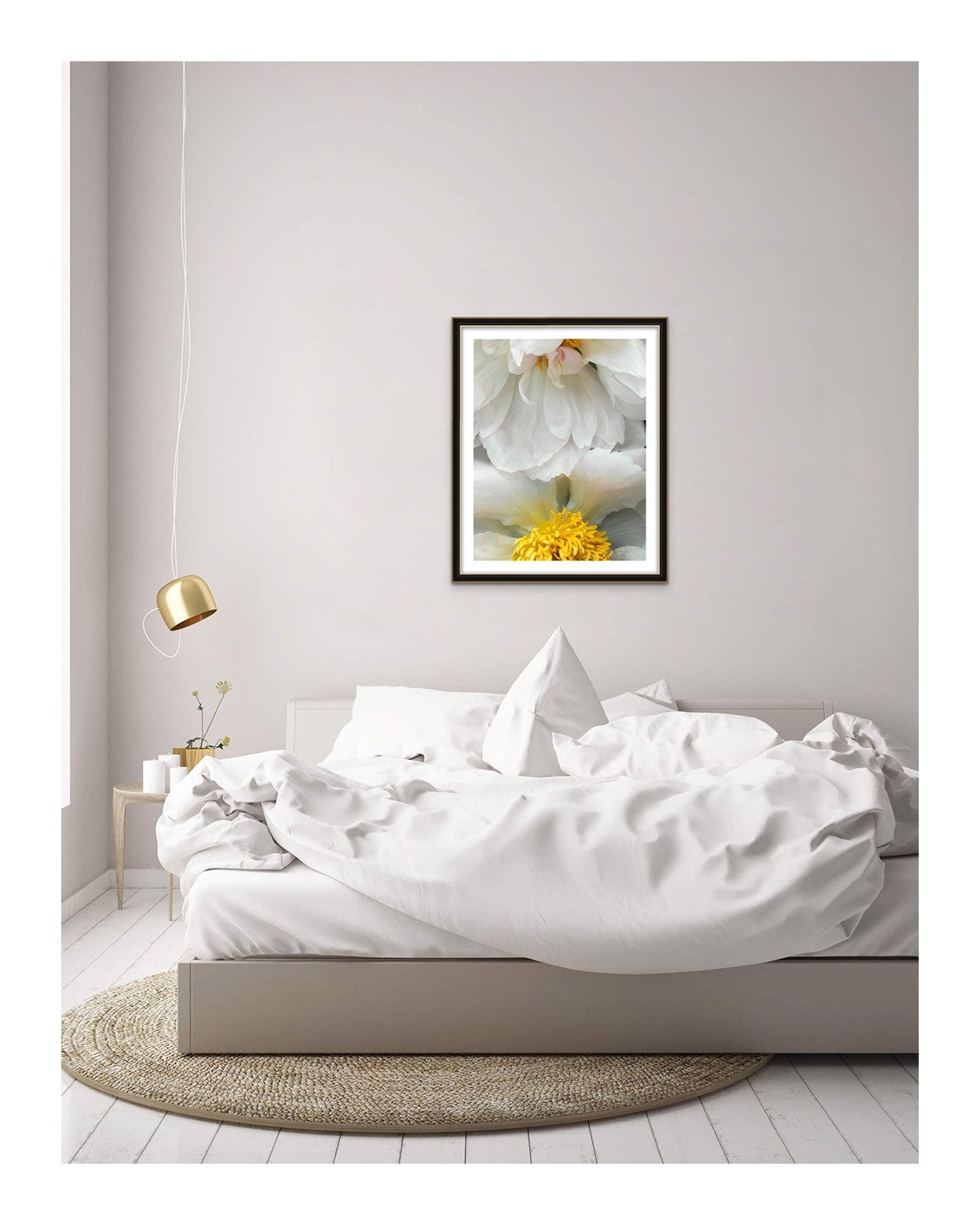 Gentle Rising - flower art prints ELENA DRAGOI