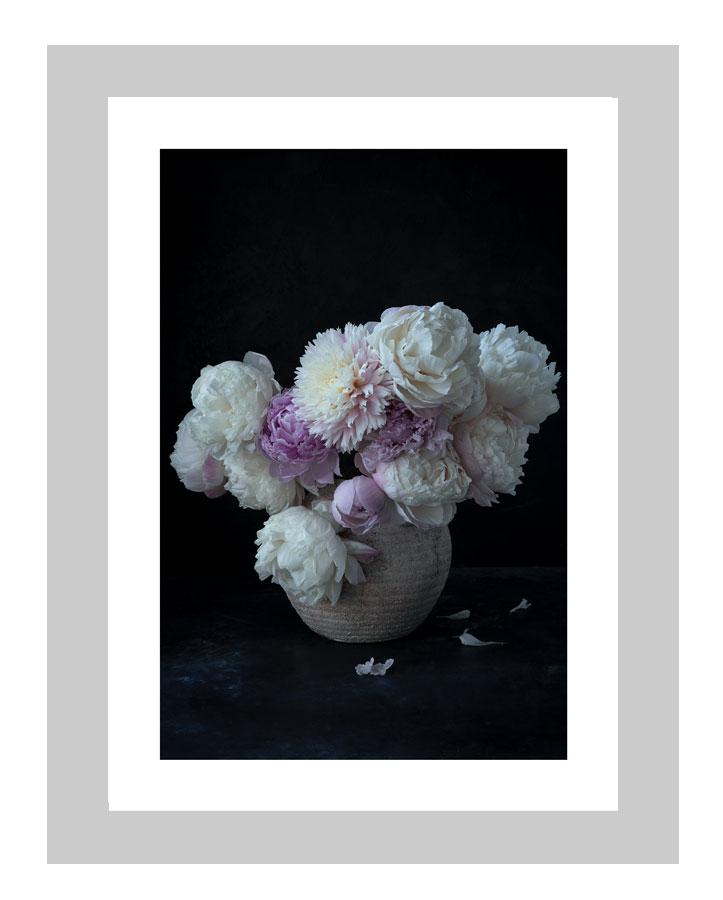Love at First Sight | custom floral art cards | art postcards | flower prints | ELENA DRAGOI