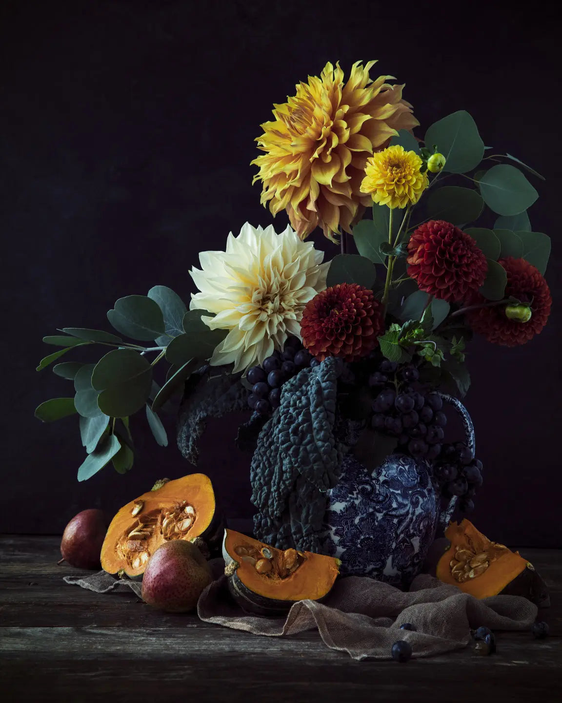 The Turning Inward - Autumn - Elena Dragoi fine art floral photographer and wellness coach