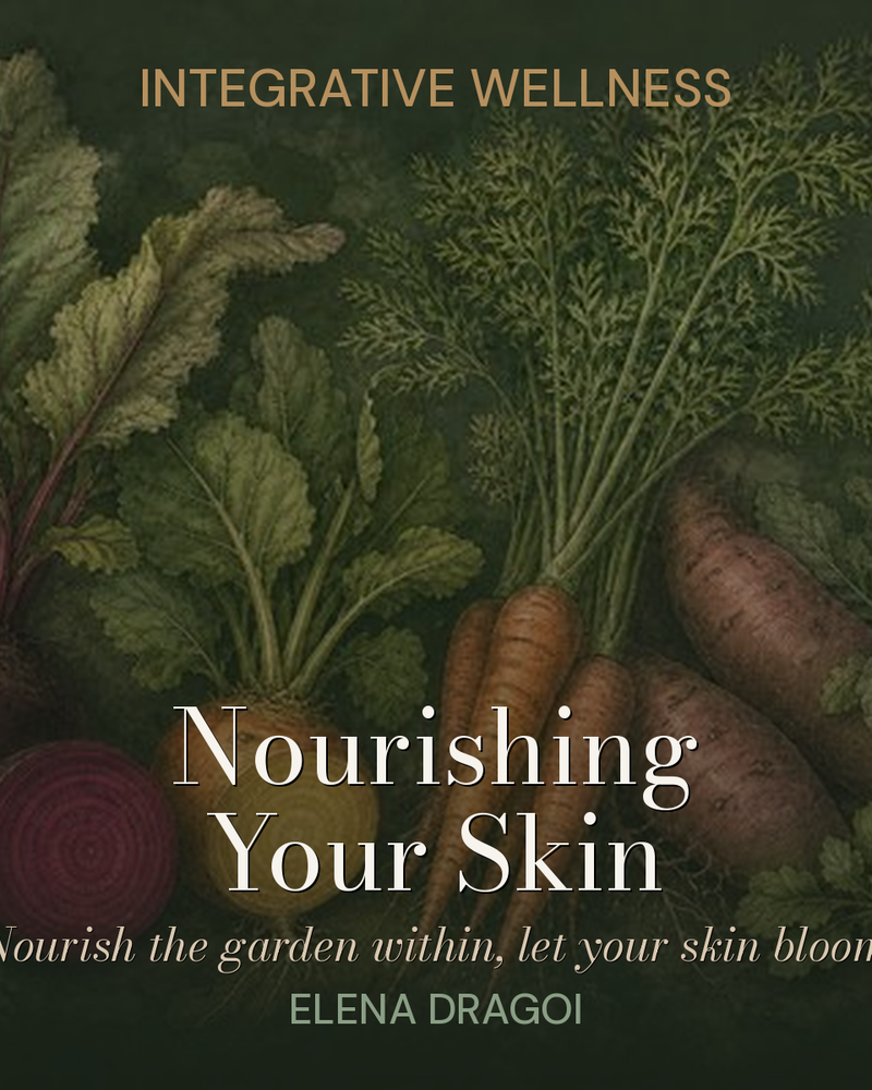 Nourishing Your Skin and Tending Your Garden - two-book bundle ebook covers with botanical illustrations