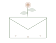 Envelope with sprout illustration