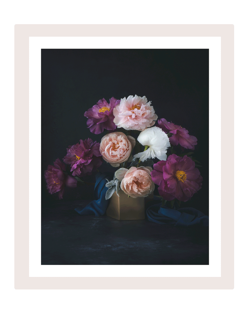 Moonlit Romance | Flower Art Prints | Elena Dragoi