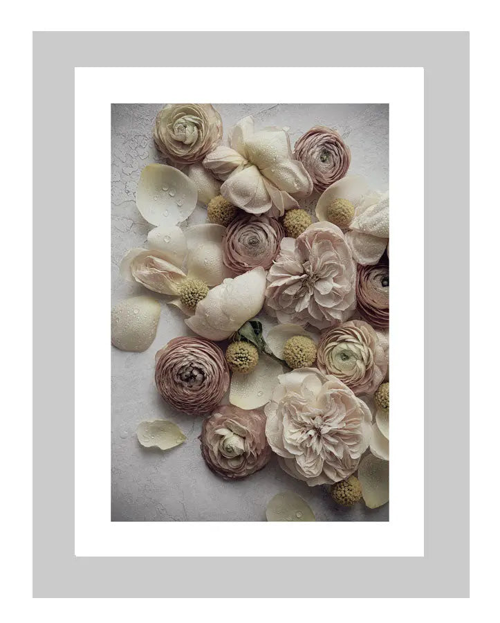 The Dew Drops of Joy | custom floral art cards | art postcards | flower prints | ELENA DRAGOI