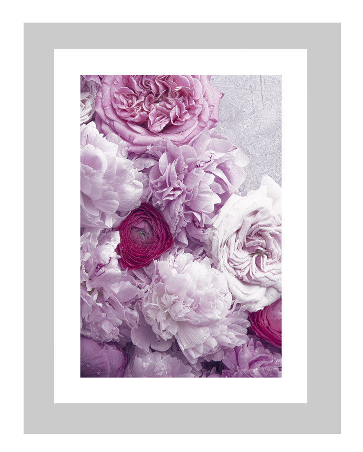 The Color of Loving | custom floral art cards | art postcards | flower prints | ELENA DRAGOI